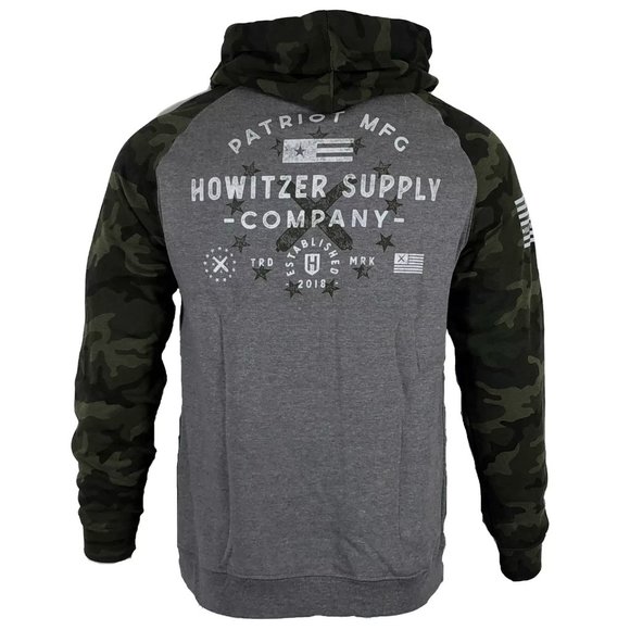 Howitzer Style Women's Hoodie Sweatshirt ARMS Military Grunt - Picture 6 of 15
